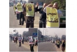 سلاسل بشرية في مدن الغربية تزامنا مع الموجة الثانية للثورة (صور- فيديو)