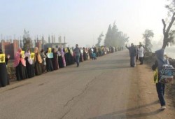سلاسل بشرية في جميع مدن الشرقية