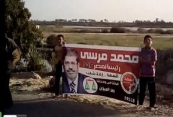 سلاسل بشرية مناهضة للانقلاب بالإسماعيلية وحرق علمى أمريكا والكيان الصهيونى