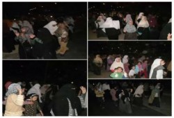 الشيخ زايد مسيرة ليلية بعنوان ((انتفاضة شعب ...وإرادة أمة ))