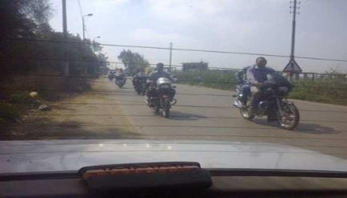 مسيرة بالدراجات البخارية والسيارات ب‏مركز دمنهور رفضا للانقلاب