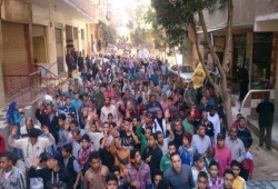 حدائق حلوان تنتفض ضد الانقلاب ووفاء للشهداء