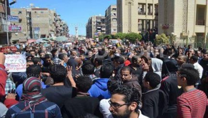 مسيرة حاشدة ضد الانقلاب ببورسعيد