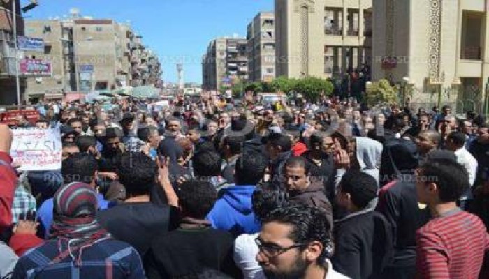 مسيرة حاشدة ضد الانقلاب ببورسعيد