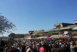 حشود مهولة من الثوار في الرمل بالإسكندرية (صور)