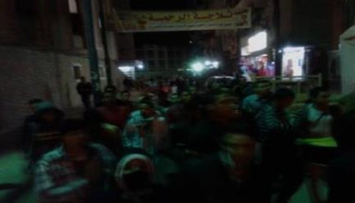 البحيرة : مسيرة مفاجئة لحركة "عفاريت"  أبو المطامير  لرفض الانقلاب