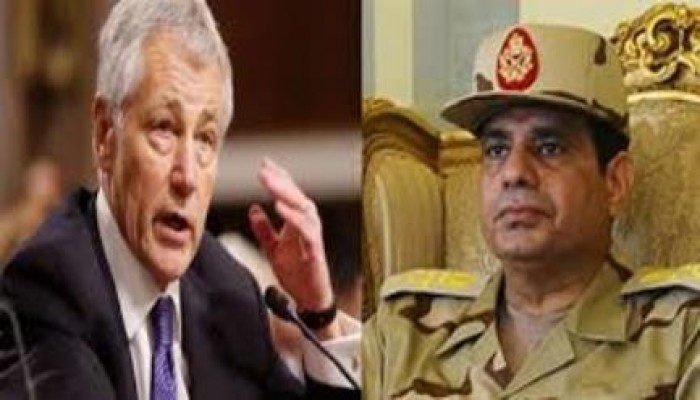 دبلوماسي أمريكي: السيسي يتلقى تعليماته كل أحد هاتفيا من وزير الدفاع الامريكي