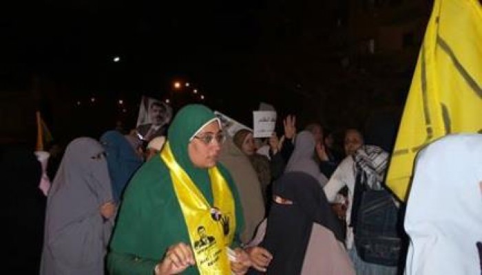 اهالي الاسكندرية يواصلون فعالياتهم المنددة بالانقلاب