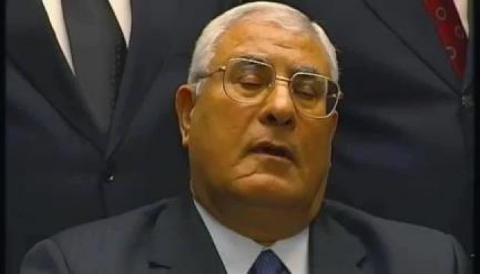 موقع تونسي : المرزوقي رفض مصافحة عدلي منصور ووصفه بالطرطور