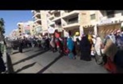 بالفيديو..برج العرب ترفع شعار (( لن يحكمنا الخائن )) 3/28