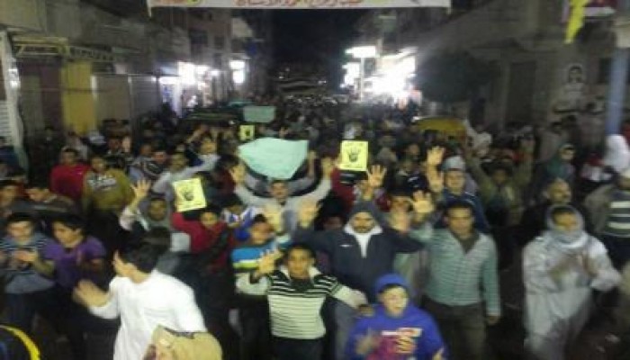 البحيرة: مسيرة حاشدة لثوار " حوش عيسى"رغم القبضة الأمنية
