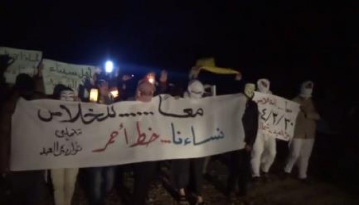 مسيرة ليلية لابناء القبائل السيناوية بمركز بئرالعبد رفضا للانقلاب العسكرى (فيديو)