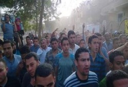 جنازة "أحمد علوان" شهد الأزهر تتحول لمظاهرة حاشدة ضد الانقلاب