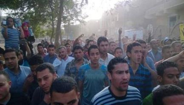 جنازة "أحمد علوان" شهد الأزهر تتحول لمظاهرة حاشدة ضد الانقلاب