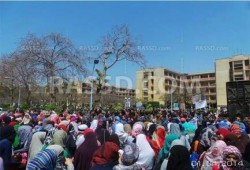انتفاضة طلاب عين شمس ردًا على مجزرة قوات الداخلية بحق طلبة الأزهر