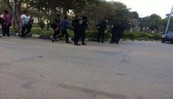 حملة اعتقلات عشوائية داخل جامعة المنصورة