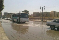المنيا:  غرق 3 أحياء بمدينة المنيا في مياه الصرف الصحي