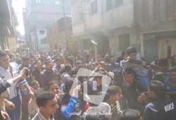 مسيرة حاشدة ضد الانقلاب العسكرى بقرية الشبول بالدقهلية