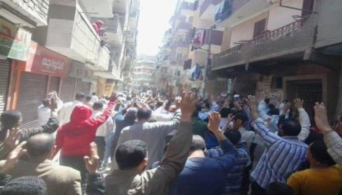 المنيا مسيرة حي شاهين غرب المنيا اليوم ضد الانقلاب العسكري