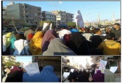 مدينةالقنطرة غرب بالإسماعيلية تنتفض فى جمعة "عاش نضال الطلبة"