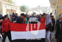 استمرار فعاليات التحالف الوطنى لدعم الشرعية بالعريش بجمعة "عاش نضال الطلبة"