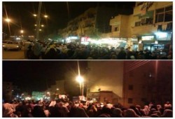 "عاش نضال الطلبة": وقفة ومسيرة ليلية لثوار الشرعية ضد الانقلاب العسكري بأسوان