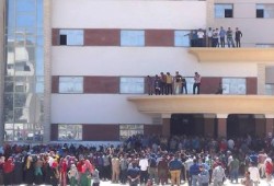 "طلاب ضد الانقلاب" بجامعة المنيا ترفض دخول الداخلية للحرم بـ"مسيرة حاشدة"