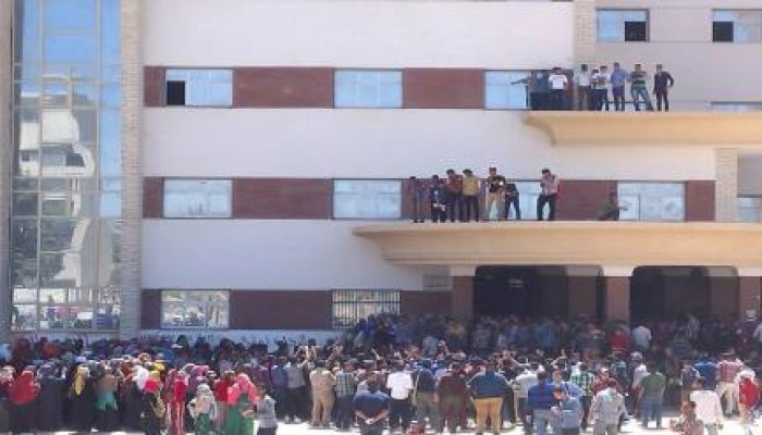 "طلاب ضد الانقلاب" بجامعة المنيا ترفض دخول الداخلية للحرم بـ"مسيرة حاشدة"