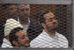 الاستئناف الانقلابية تؤيد حبس ماهر ودومة وعادل 3 سنوات