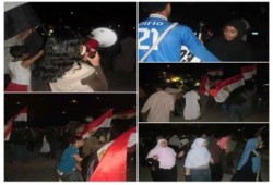 الشيخ زايد: مسيرة ليلية تحت عنوان (حكم العسكر ظلم وظلام)