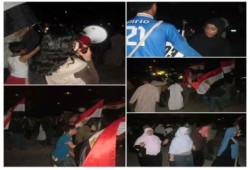الشيخ زايد: مسيرة ليلية تحت عنوان (حكم العسكر ظلم وظلام)
