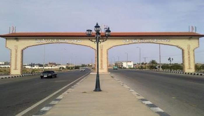 مجهولون يشعلون النار فى مبنى حكومى تحت الإنشاء جنوب الشيخ زويد