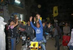 بالصور.. مسيرة دراجات بخارية لأحرار "مطرطارس" بالفيوم ضد الانقلاب العسكري