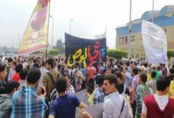 مسيرة حاشدة لطلاب الأزهر بشوارع مدينة نصر