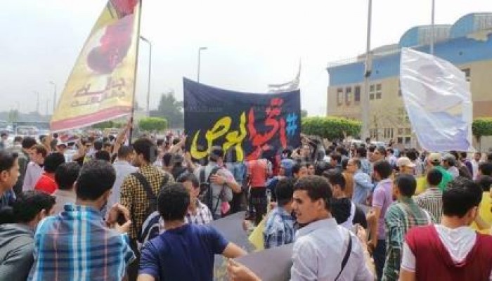 مسيرة حاشدة لطلاب الأزهر بشوارع مدينة نصر