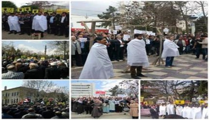 تظاهرات تعم ارجاء ‏تركيا تنديدا بالحكم الصادر بإعدام 529 من مؤيدي الشرعية في  ‏المنيا