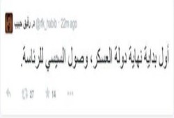 حبيب : نهاية دولة العسكر بوصول "السيسى" للرئاسة