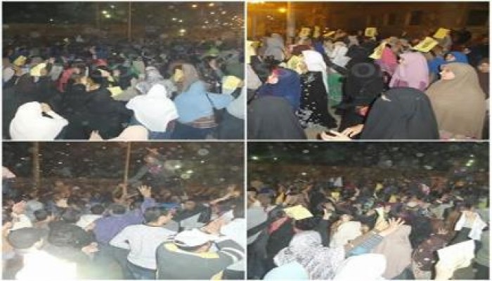 مسيرة حاشدة لرفض الانقلاب بالمحلة الكبري