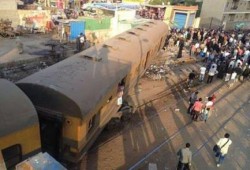 نحس السيسى .. مصرع 3 اشخاص بينهم سيدة واصاب أخرين بسبب انفصال عربة قطار بالشرقية