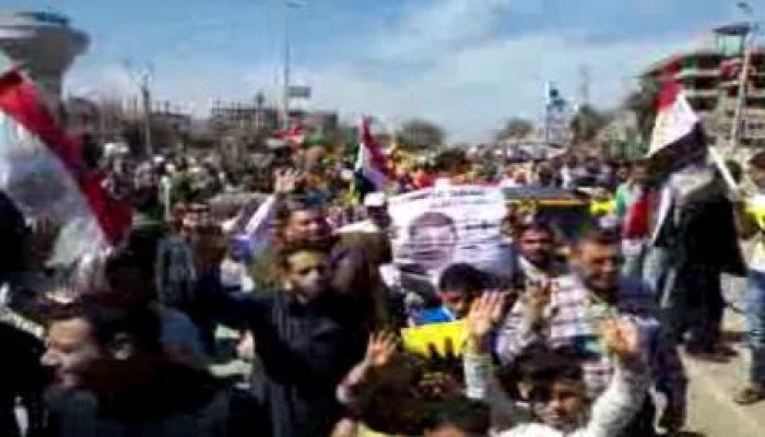 "الانقلاب أصل الخراب": مسيرة صباحية ضد الانقلاب العسكري الدموي بالشرقية