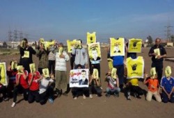 "الانقلاب أصل الخراب": يوم رياضى ضد الإنقلاب بقرى الغربية (صور)