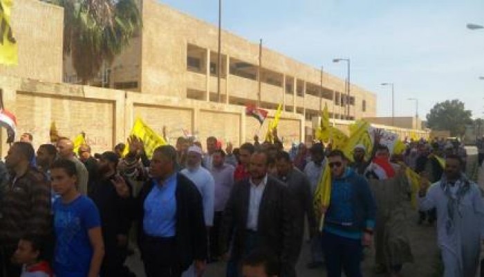 شاهد حفاوة وتفاعل المواطنين مع مسيرة برج العرب الصباحية "الانقلاب أصل الخراب"