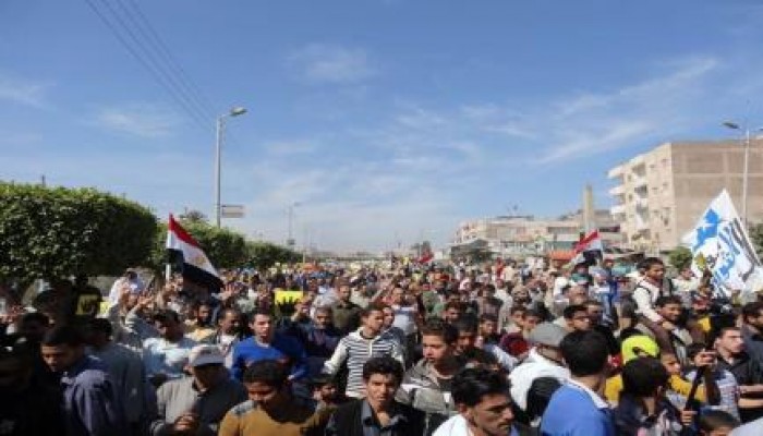 مسيرة حاشدة لثوار الحسينيه شرقيه رافضة للانقلاب "الإنقلاب أصل الخراب"