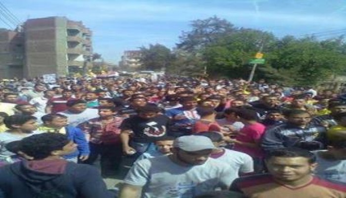 أحرار شبرا الخيمة يحتشدون ضد الانقلاب العسكري "الانقلاب أصل الخراب"