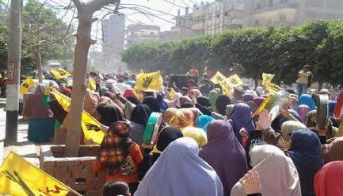 10 مسيرات حاشدة ببني سويف في مليونية "‏الانقلاب أصل الخراب‬"