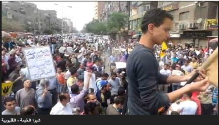 شاهد انتفاضة أحرار شبرا الخيمة في مليونية "الانقلاب أصل الخراب "