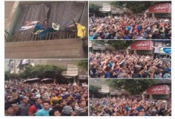حشود ثوار المطرية تزداد ووالأولتراس يشعل المسيرة "الانقلاب أصل الخراب"