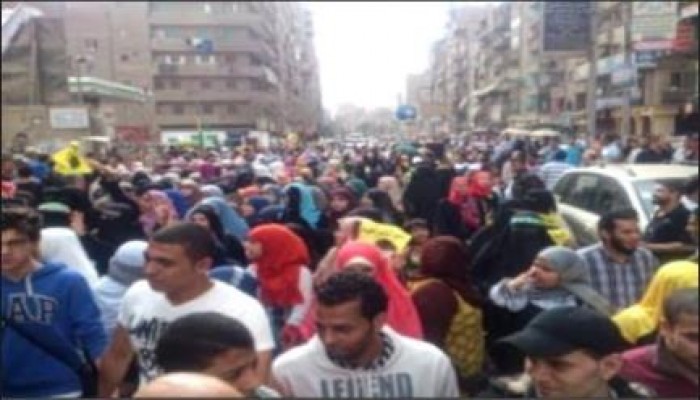 ثوار الوراق يحتشدون في الشارع ضد الانقلاب العسكري "الانقلاب أصل الخراب"