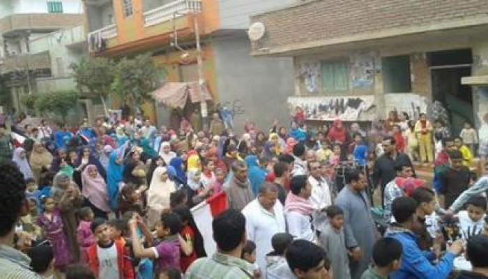 مسيرة بالابراهيميه - الشرقية استجابة لفعاليات "الانقلاب أصل الخراب‏"