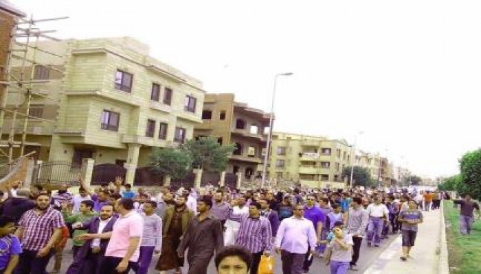 مسيرة مسجد الحمد بالتجمع الخامس رفضا للانقلاب "الانقلاب أصل الخراب"